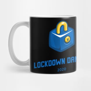 Corona virus 2020 Lockdown Dancer Blue Mug